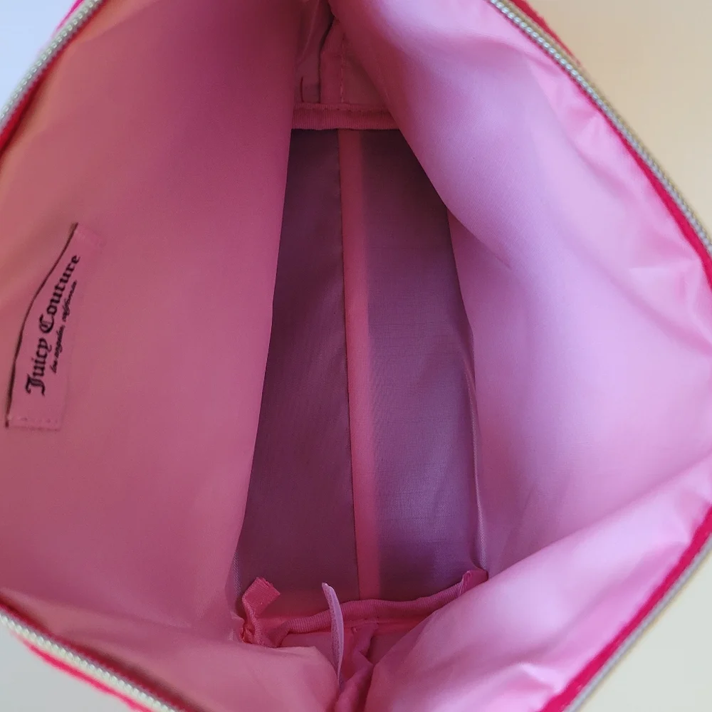 Juicy Couture Makeup Bag Red Gold